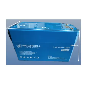 Megacell 12.8v 410ah Lifepo4 Lityum Demir Fosfat Akü Prizmatik (19015a)