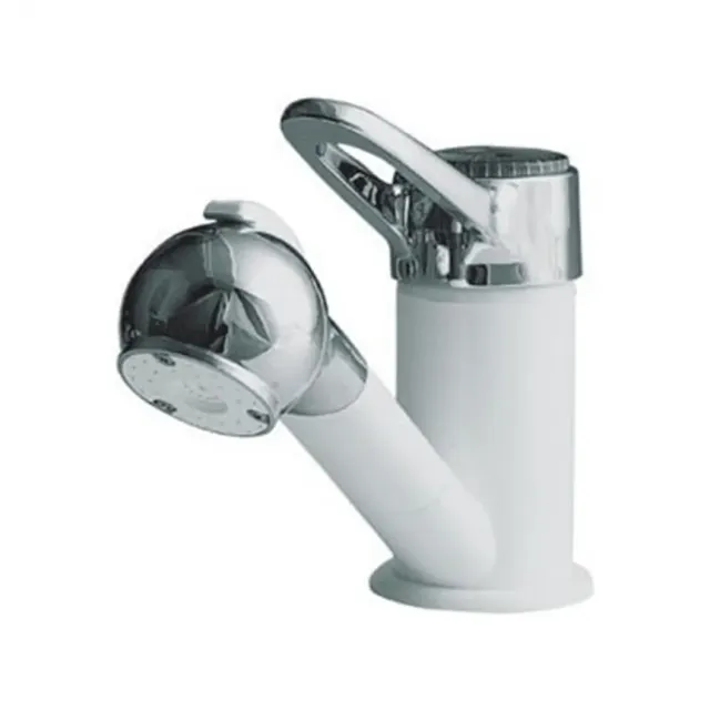 Comet Mikserli Beyaz Musluk Sivicli 12 Volt (10025a)