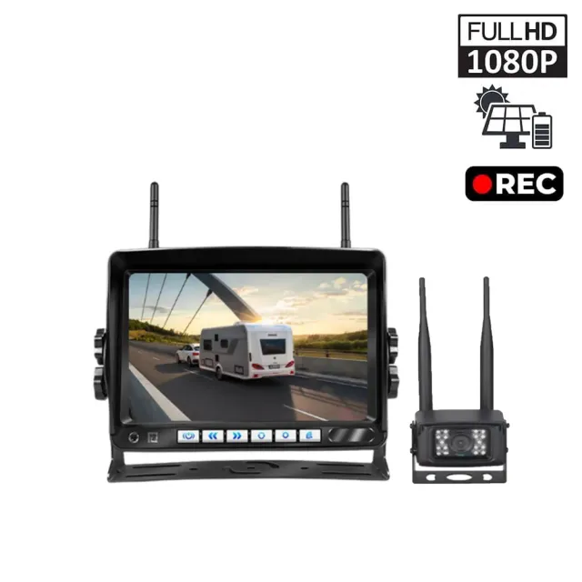 Dahili Ekranlı Wireless Karavan Geri Görüş Kamerası 1080p - Premium (13016)