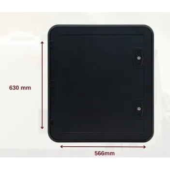 Karavan Bagaj  Servis Kapağı 630 X 566 Siyah (31028)