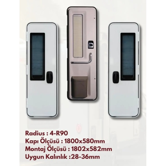 Einstein 1800x580 Karavan Kapısı Sineklik Dahil Sol Açılır (21040)