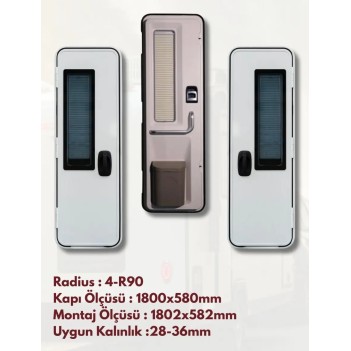 Einstein 1800x580 Karavan Kapısı Sineklik Dahil Sağ Açılır (21041)