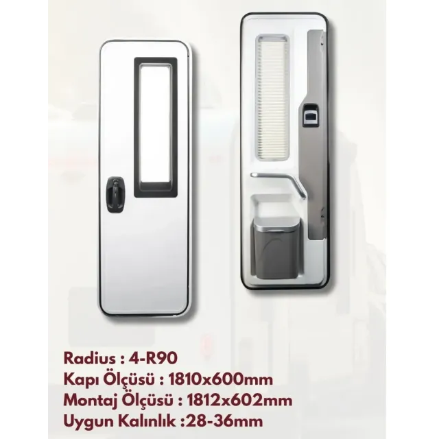 Einstein 1810x600 Karavan Kapısı Sineklik Dahil Sağ Açılır (21042)