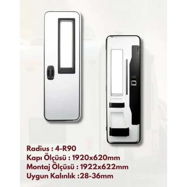 Einstein 1920x620 Karavan Kapısı Sineklik Dahil Sağ Açılır (21043)