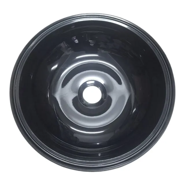 Plastik Evye Lavabo Yuvarlak Siyah (25007)