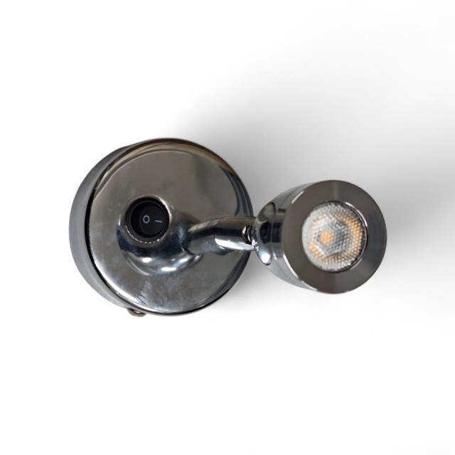 Okuma Lambası Kısa Krom Karavan Tekne(6021k)