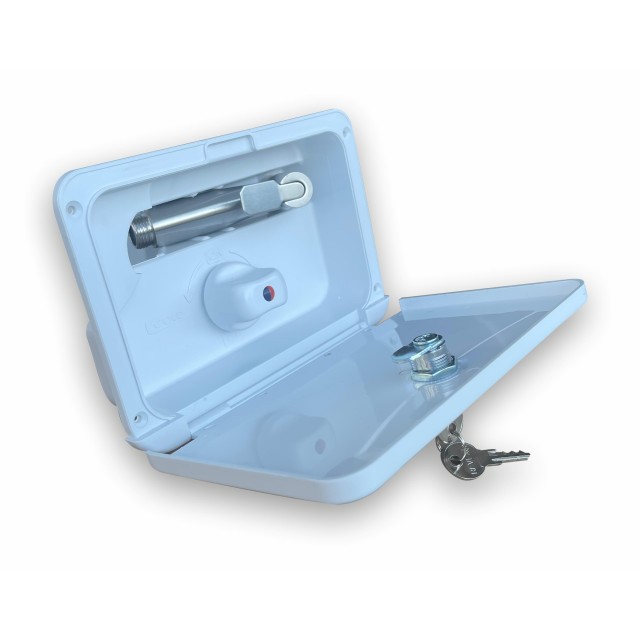 Revex Sıcak Soğuk Dış Duş Kilitli Takım Beyaz (2017b)