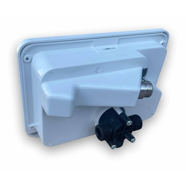 Revex Sıcak Soğuk Dış Duş Kilitli Takım Beyaz (2017b)