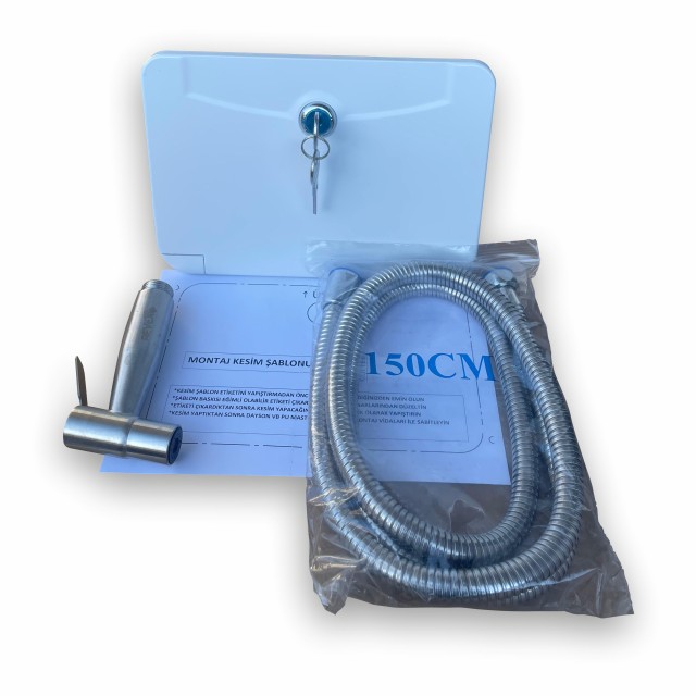 Revex Sıcak Soğuk Dış Duş Kilitli Takım Beyaz (2017b)