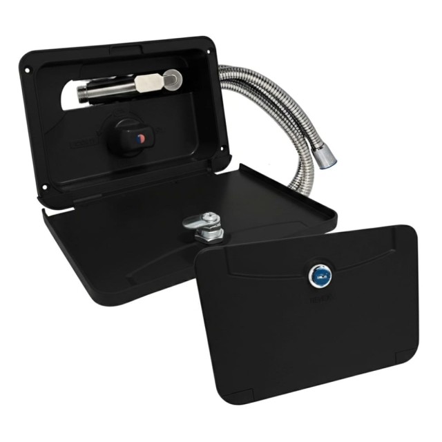 Sıcak Soğuk Dış Duş Kilitli Takım Siyah 2017s