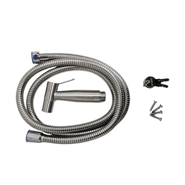 Sıcak Soğuk Dış Duş Kilitli Takım Siyah 2017s