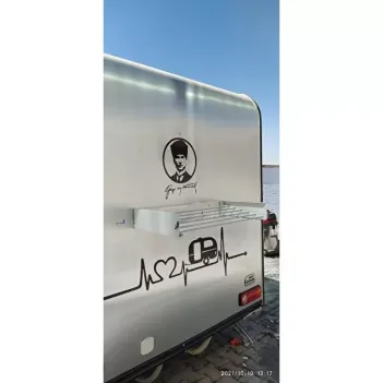 Karavan Katlanır Çamaşır Askılık