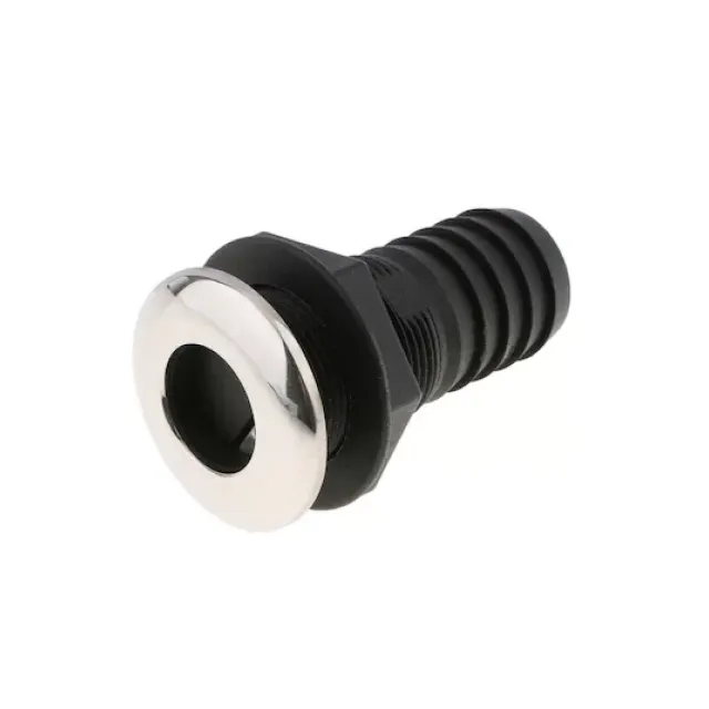 Krom Flanşlı Sintine Çıkışı Düz 3/4