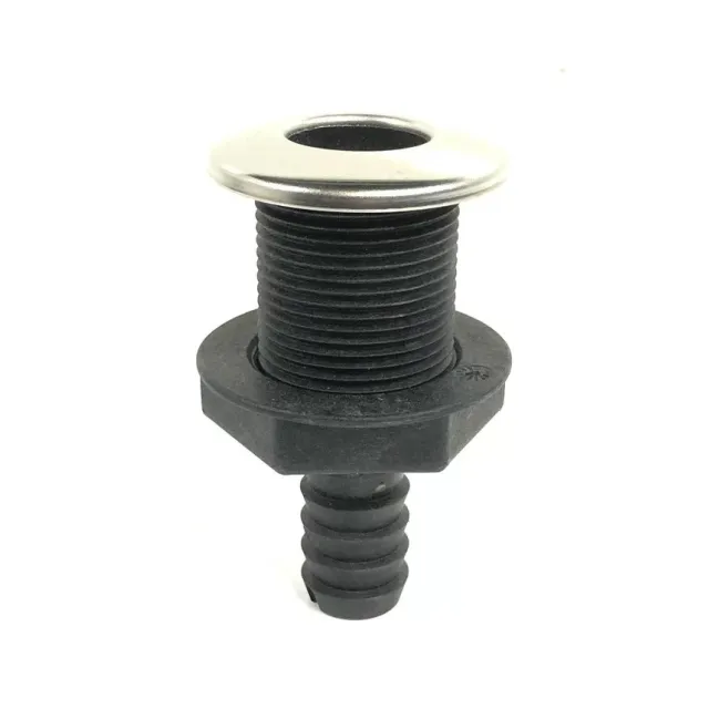 Krom Flanşlı Sintine Çıkışı Düz 3/4